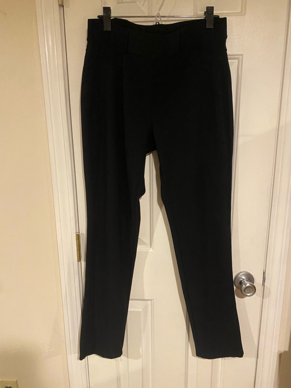 French Laundry Black Stretch Waistband Trousers